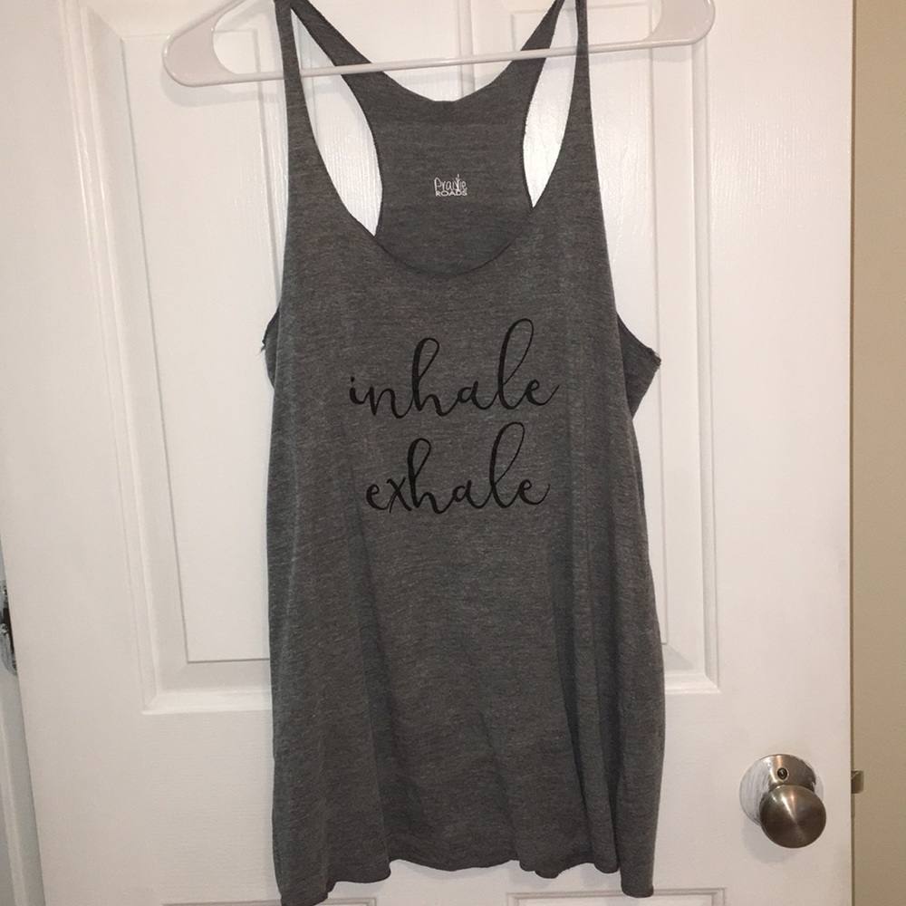 Gray workout Tank top